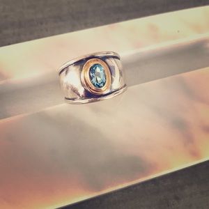 James Avery Blue Topaz Ring